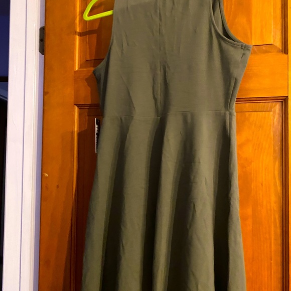 Never worn Express dress, Olive Green - Picture 2 of 5